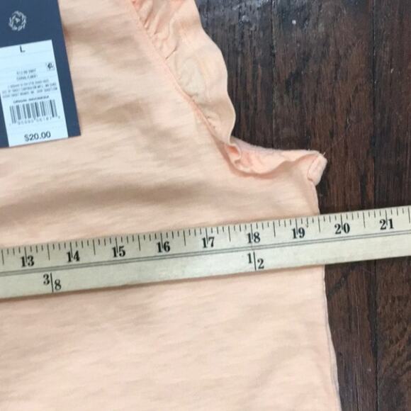 NEW Universal Thread Women’s L Maxi Dress Ruffle Flutter Sleeve 100% Cotton - Picture 12 of 14